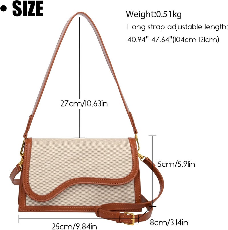 Travistar Store Crossbody Bags for Women Trendy - Small Cross Body Purse Shoulder Bag Leather Handbags Evening Clutch with 2 Straps - Image 3